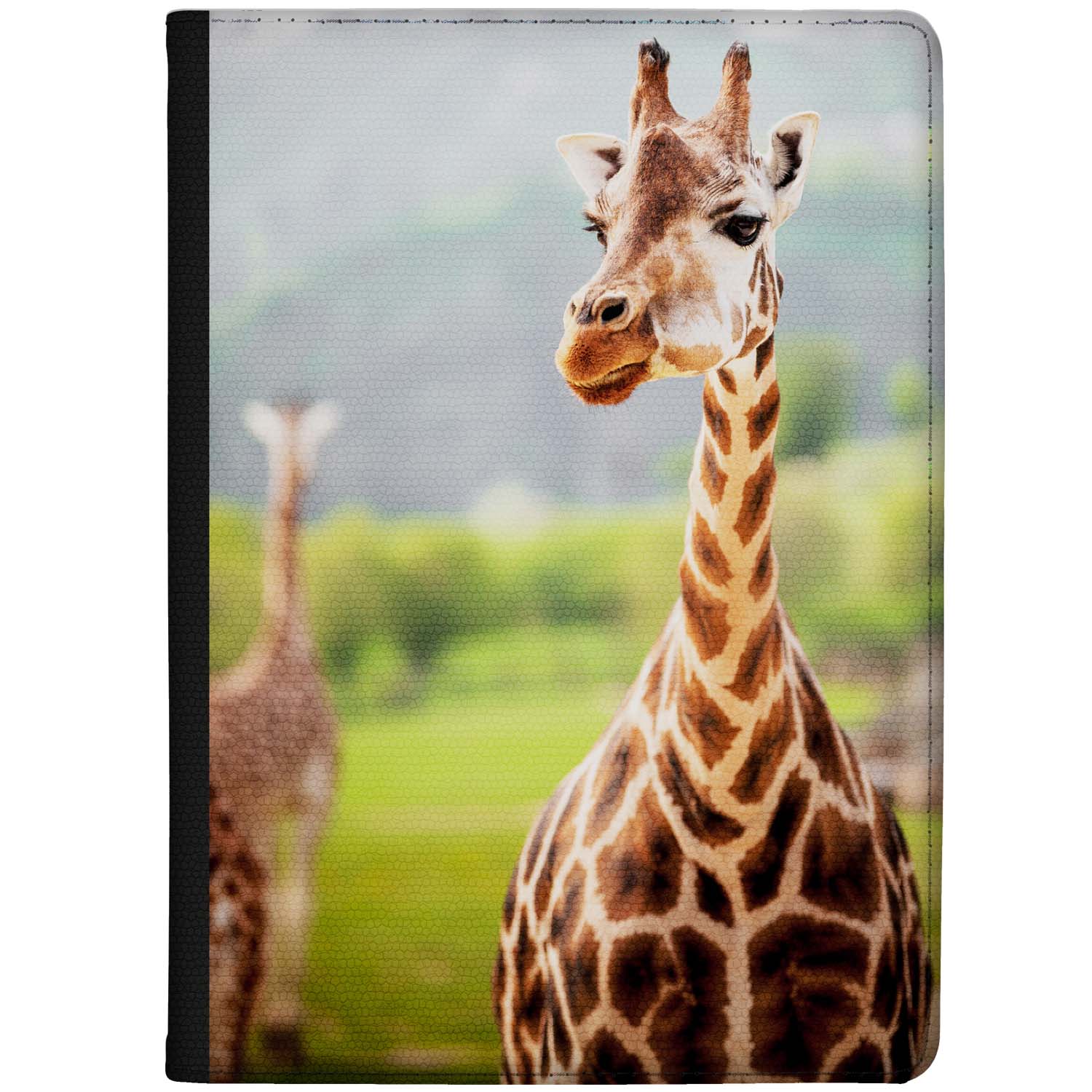 Azzumo African Giraffe Faux Leather Case Cover / Folio for the Apple ...